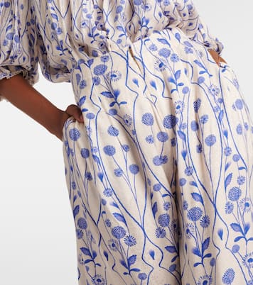 Pantaloni a palazzo Pinon con stampa | Agua by Agua Bendita