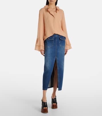 Blusa in georgette di seta | Chloé