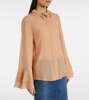Blusa in georgette di seta | Chloé