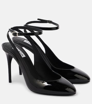Escarpins Décolleté 90 en cuir verni | Alaïa