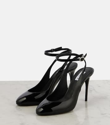 Escarpins Décolleté 90 en cuir verni | Alaïa