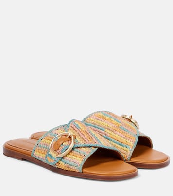 Irme raffia slides | Clergerie