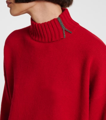 Monili cashmere turtleneck sweater | Brunello Cucinelli