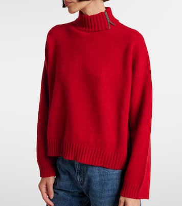Monili cashmere turtleneck sweater | Brunello Cucinelli