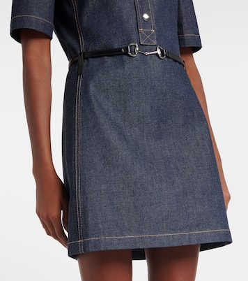 Robe Horsebit en jean | Gucci