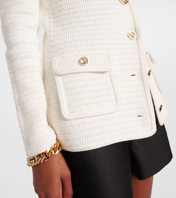 Cardigan Interlocking G in misto cotone | Gucci
