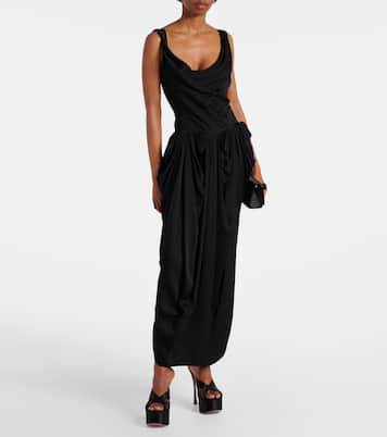 Pantoletten Salma 155 aus Satin | Amina Muaddi