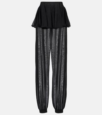 Weite Mid-Rise-Hose | Alaïa