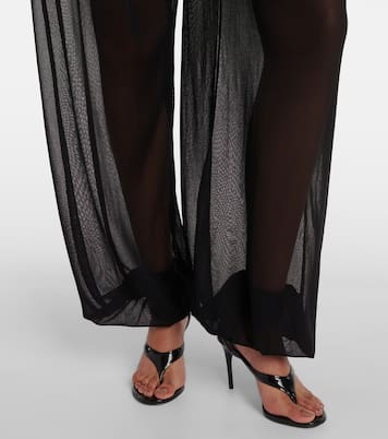 Weite Mid-Rise-Hose | Alaïa