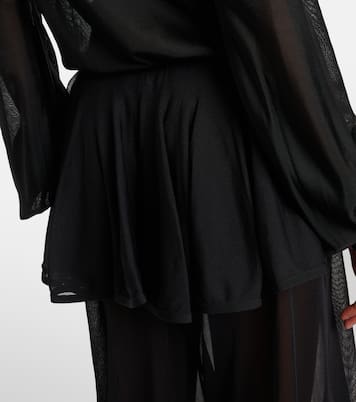 Weite Mid-Rise-Hose | Alaïa