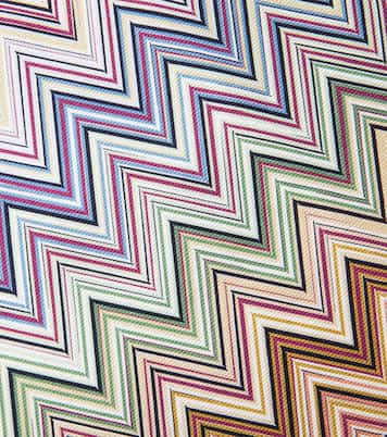 Andorra Zigzag set of 2 cotton placemats | Missoni