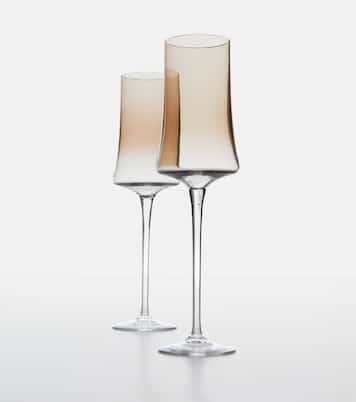 Set of 2 champagne flute glasses | Brunello Cucinelli