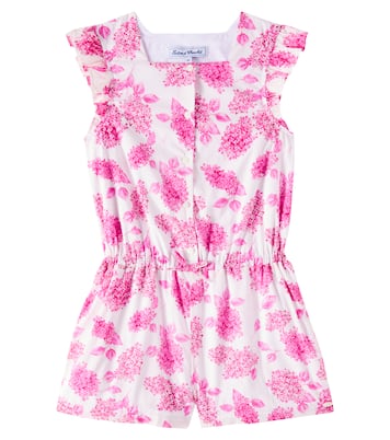 Jumpsuit corta in cotone floreale | Tartine et Chocolat
