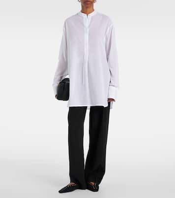 Camicia oversize in voile di cotone | Toteme