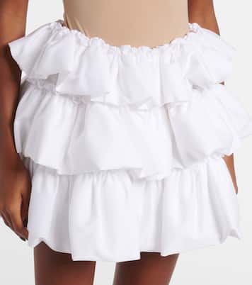 Minifalda de algodón a capas | Noir Kei Ninomiya