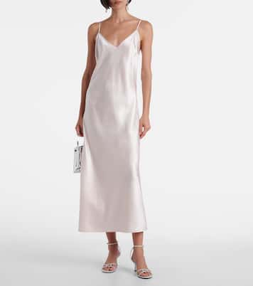 Silk satin slip dress | Joseph
