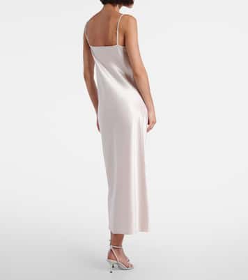 Silk satin slip dress | Joseph