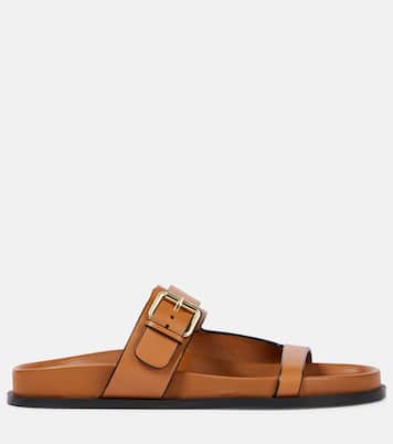 Prince leather slides | A.Emery