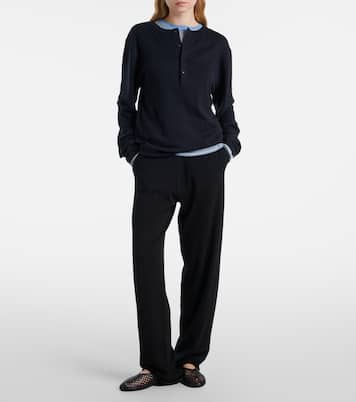 Camicia N°370 Herman in cotone e cashmere | Extreme Cashmere