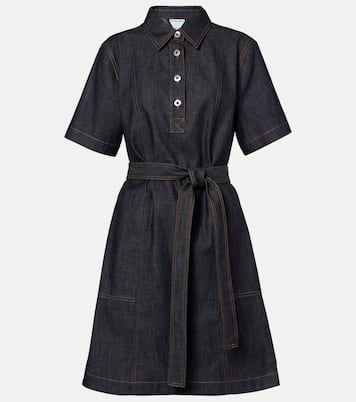 Robe midi en jean | Bottega Veneta