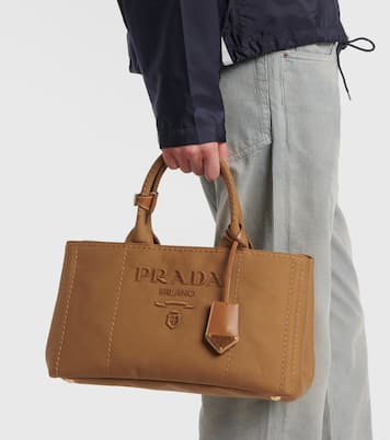 Borsa Giardiniera Medium in canvas | Prada