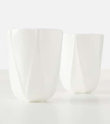 Folio set of 4 bone china vessels | Zaha Hadid Design