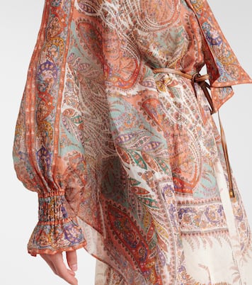Abito midi Rhiannon in ramia | Zimmermann