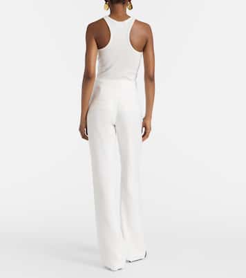 Jude linen-blend wide-leg pants | Veronica Beard