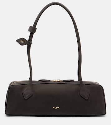 Le Teckel Medium suede shoulder bag | Alaïa