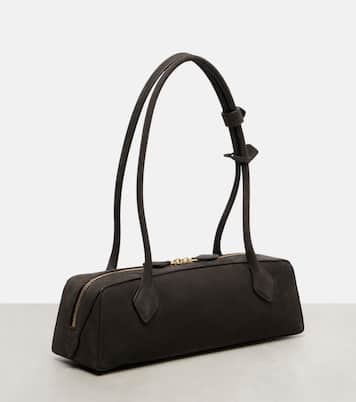 Le Teckel Medium suede shoulder bag | Alaïa