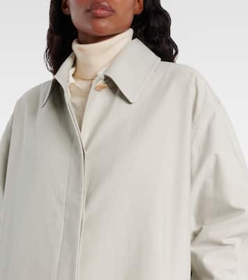 Pluma cotton and cashmere coat | The Row