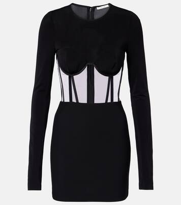 Paneled corset dress | Nensi Dojaka