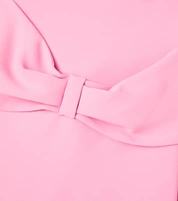 Bow-detail crêpe dress | Patachou