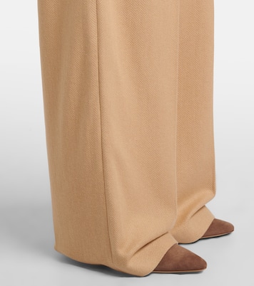 Rhein high-rise wool flared pants | Gabriela Hearst
