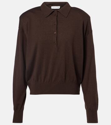 Croydon wool-blend polo sweater | The Frankie Shop