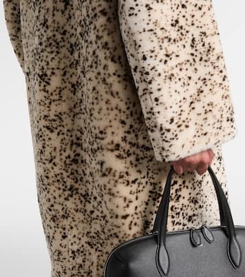 Cappotto in shearling con stampa | Toteme