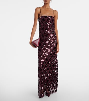 Embellished mesh cocktail dress | Rotate