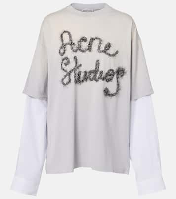 Edra layered cotton t-shirt | Acne Studios