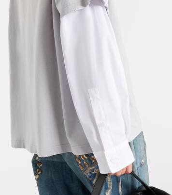 Edra layered cotton t-shirt | Acne Studios