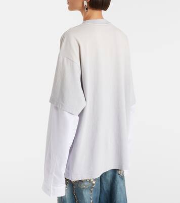 Edra layered cotton t-shirt | Acne Studios