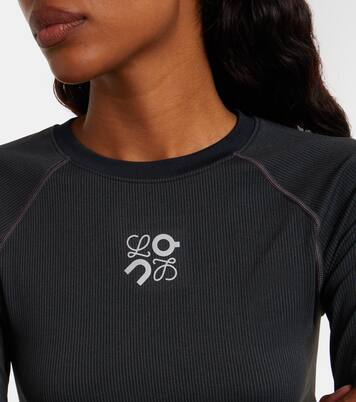x On top acanalado de jersey | Loewe