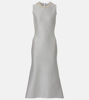 Verziertes Cocktailkleid aus Lamé | McQueen