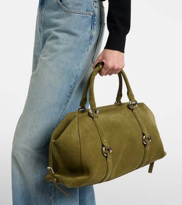 Farringdon Medium suede tote bag | McQueen