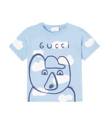 x Euan Roberts Baby cotton jersey T-shirt | Gucci Kids