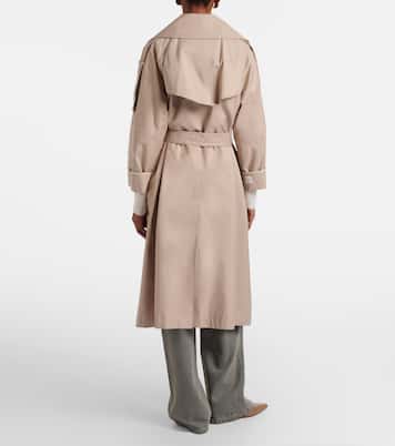 Cotton-blend gabardine trench coat | Max Mara