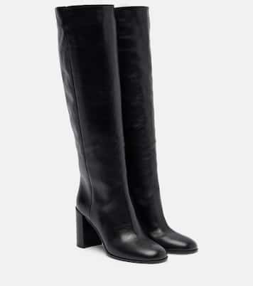 85 leather knee-high boots | Prada