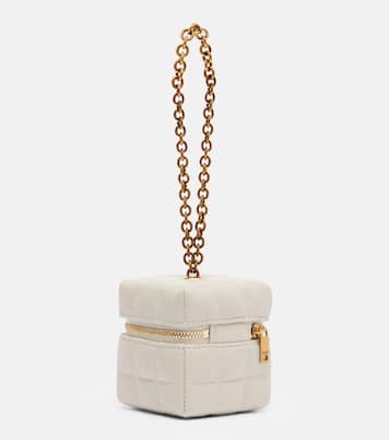 Cassandre Carré Mini leather box bag  | Saint Laurent
