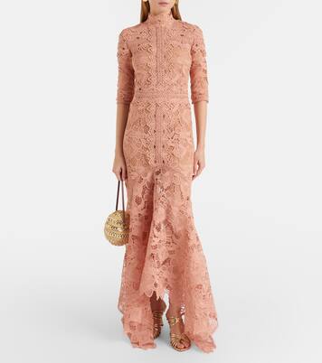 Cocktailkleid Kalissa aus Guipure-Spitze | Costarellos