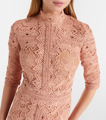 Cocktailkleid Kalissa aus Guipure-Spitze | Costarellos