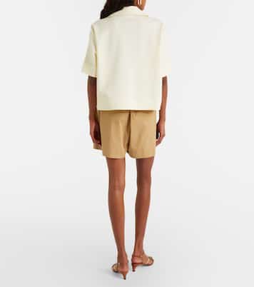 Cotton poplin shorts | Jil Sander